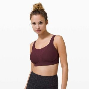 Lululemon Run Times Bra in Cassis